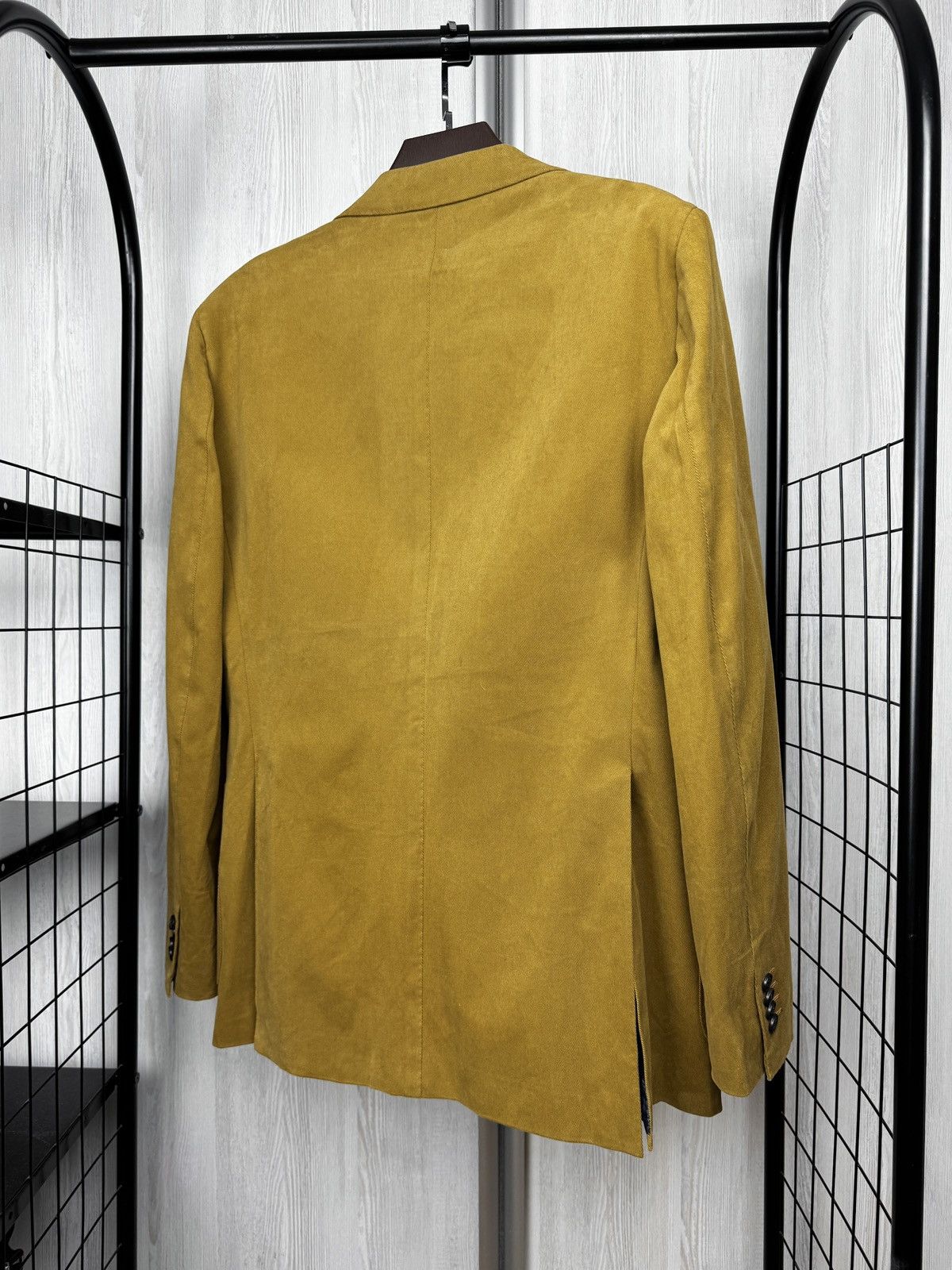 Suitsupply Suitsupply Caccioppoli Cotton Mustard lined blazer size 44 Size 44L - 6 Thumbnail