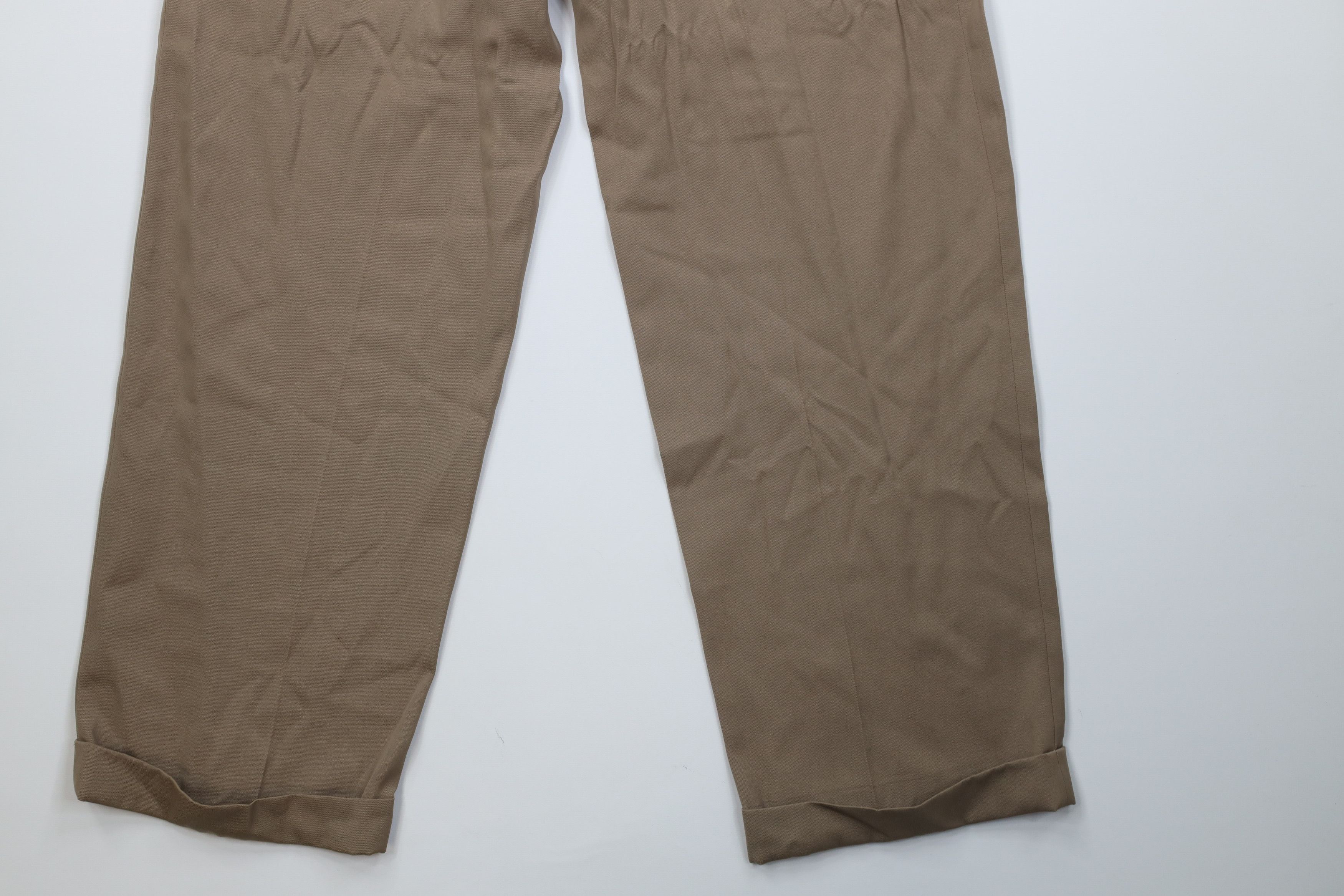 Ralph Lauren Vintage 70s Ralph Lauren Pleated Wide Leg Chino Pants USA Size US 32 / EU 48 - 16 Thumbnail