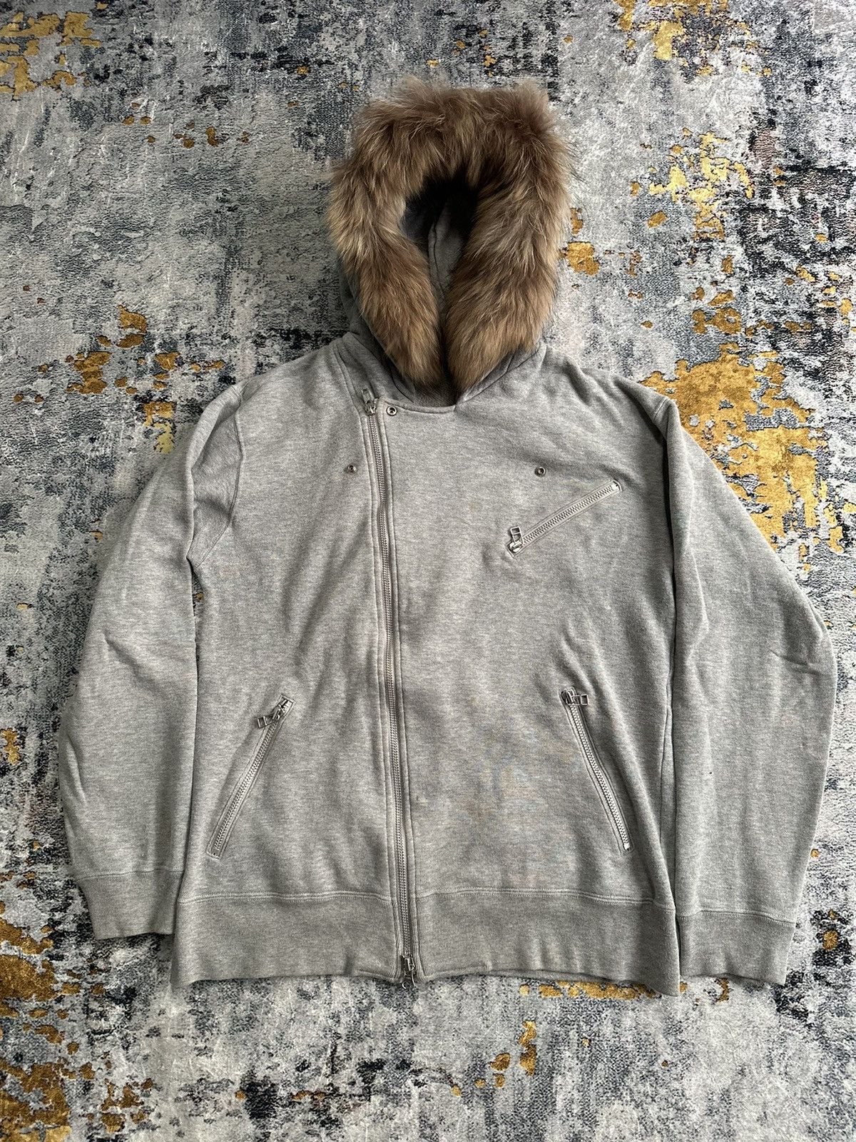 Beauty Beast VERY NICE DESIGN MULTIZIPPER FUR HOODIE BEAMS LGB STYLE Size US M / EU 48-50 / 2 - 1 Thumbnail
