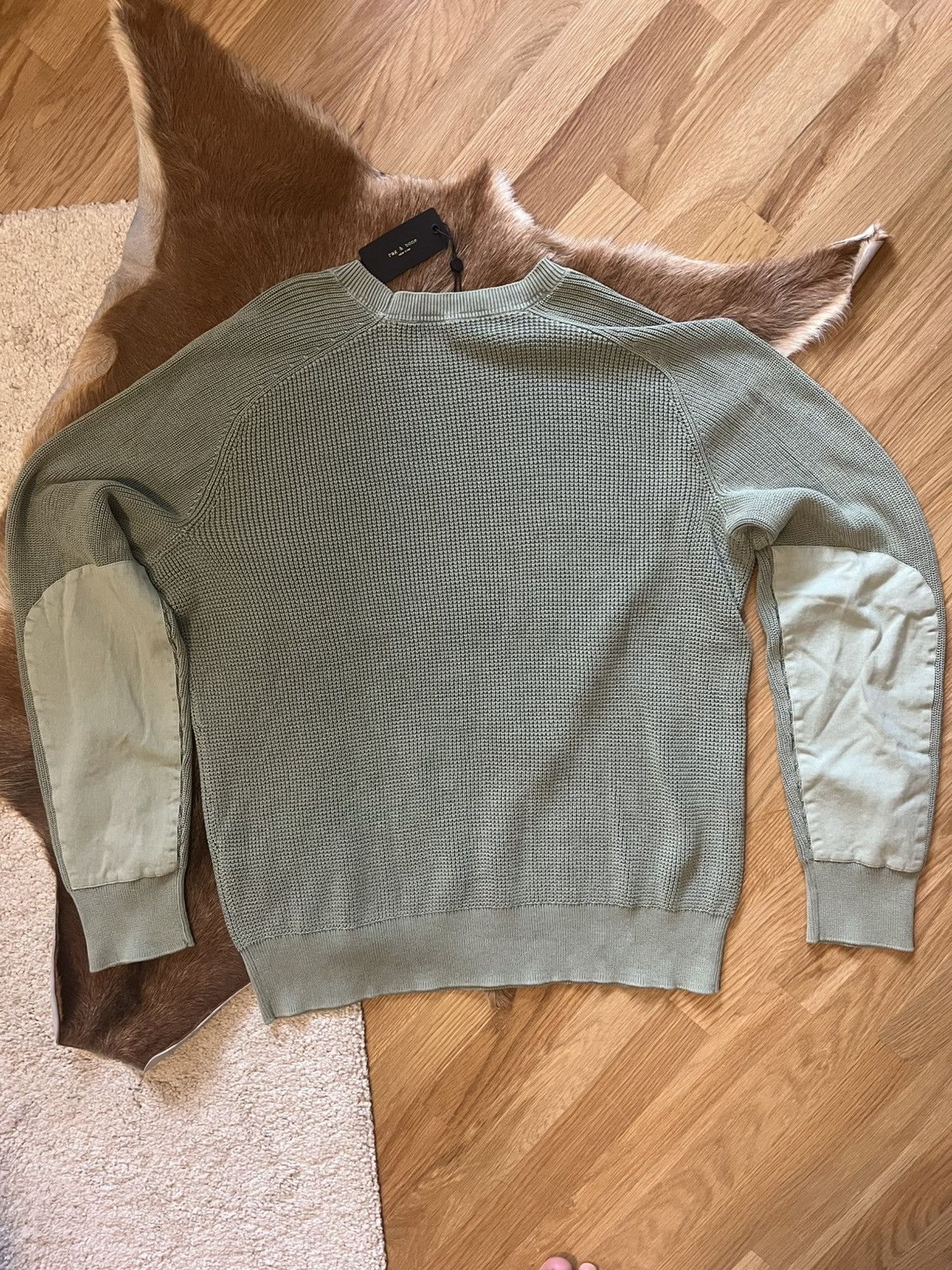 Rag & Bone Dexter mixed media crew Size US XL / EU 56 / 4 - 2 Thumbnail