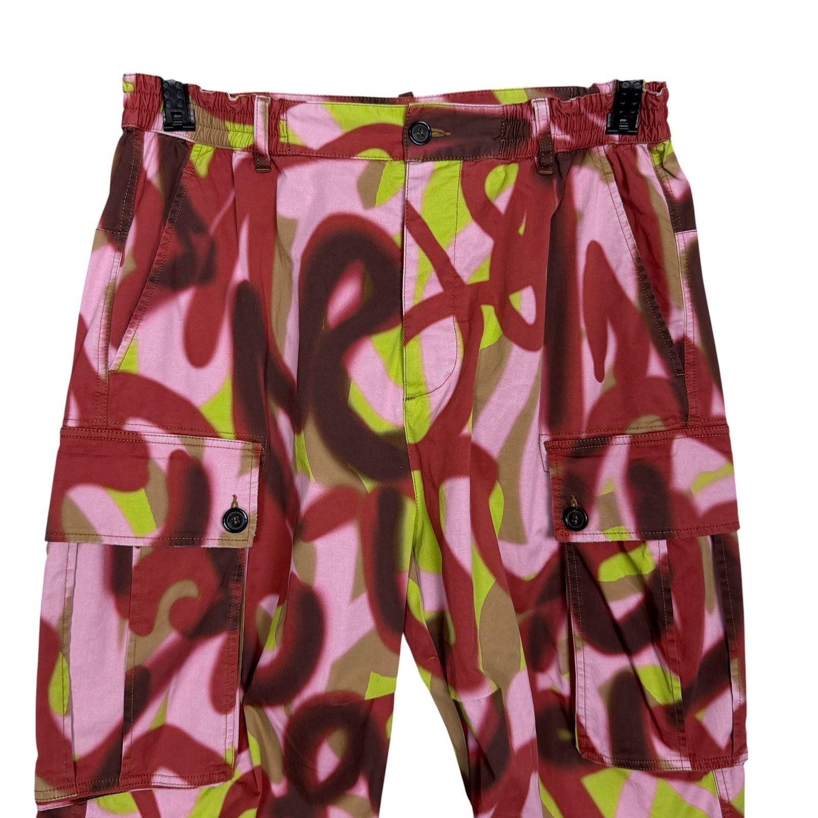 Dsquared2 Dsquared2 Graffiti Print Men Size 48 Cargo Pants $916 Retail Size US 31 - 3 Thumbnail