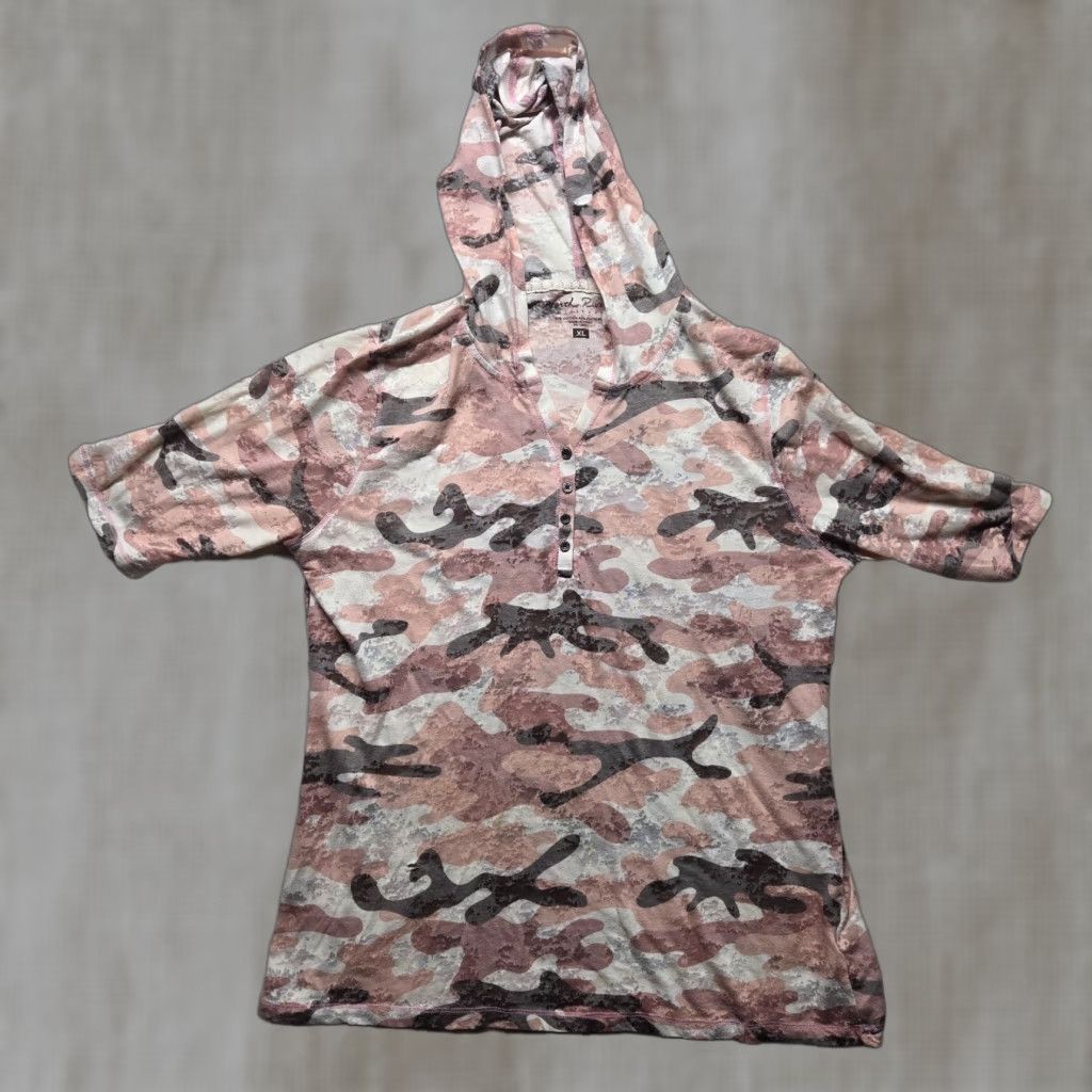 Vintage VINTAGE North River Outfitters Pink Camo Hoodie Adult Women's XL Lightweight Regular Fit Size XL / US 12-14 / IT 48-50 - 1 Thumbnail