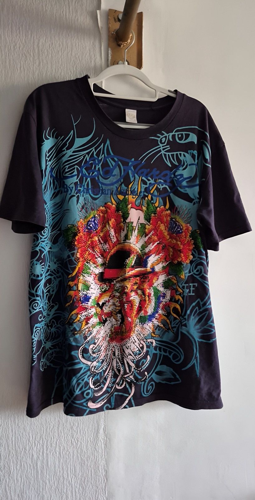 Ed Hardy Authentic vintage Ed Hardy tee Size US XXL / EU 58 / 5 - 2 Thumbnail