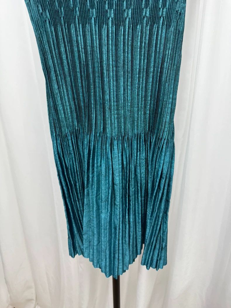 Issey Miyake Issey Miyake size:2 Green main line metallic texture pleat Size S / US 4 / IT 40 - 3 Thumbnail