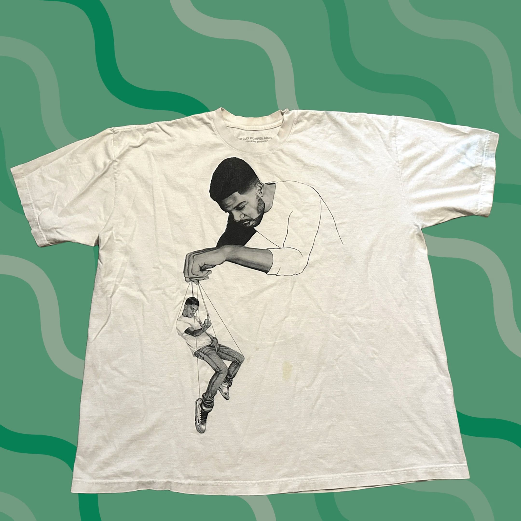 Vintage Kid Cudi/ Virgil Abloh Pulling Strings Shirt Mens 2XL Leader Of The Delinquents Shirt Size US XXL / EU 58 / 5 - 1 Thumbnail