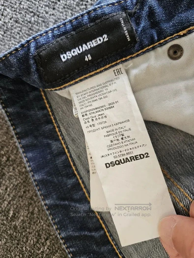 Dsquared2 Dsquared2 Cool Guy Distressed Jeans. Size US 36 / EU 52 - 3 Thumbnail