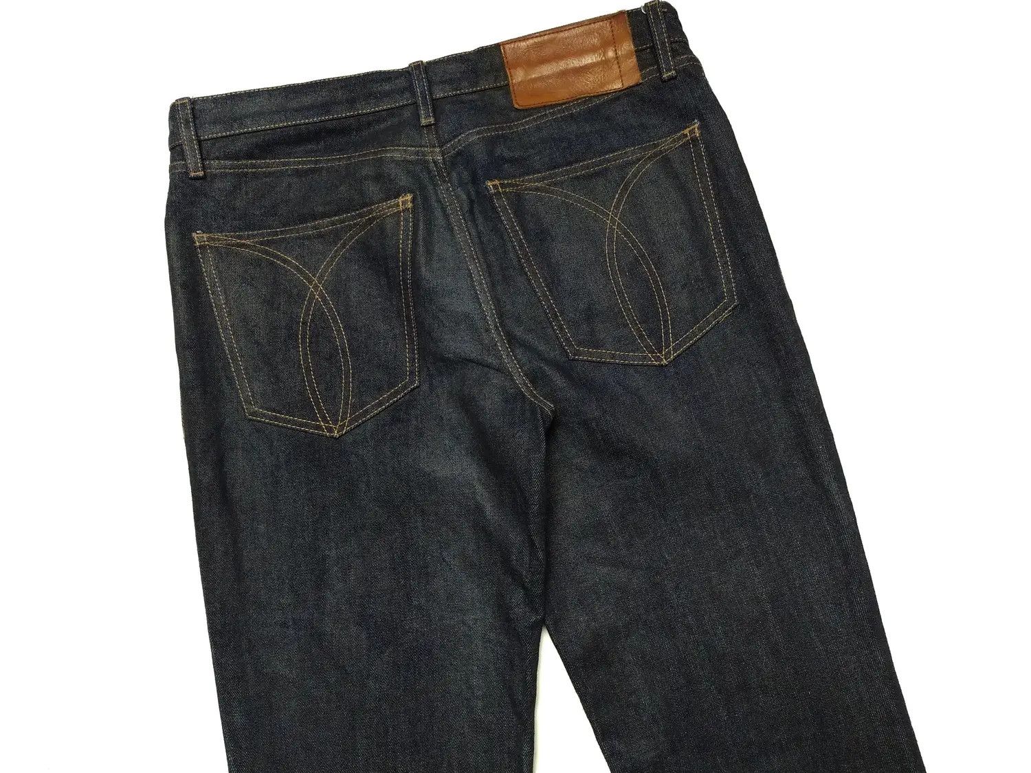 Burberry SS06 Runway Golden button claw Denim jeans