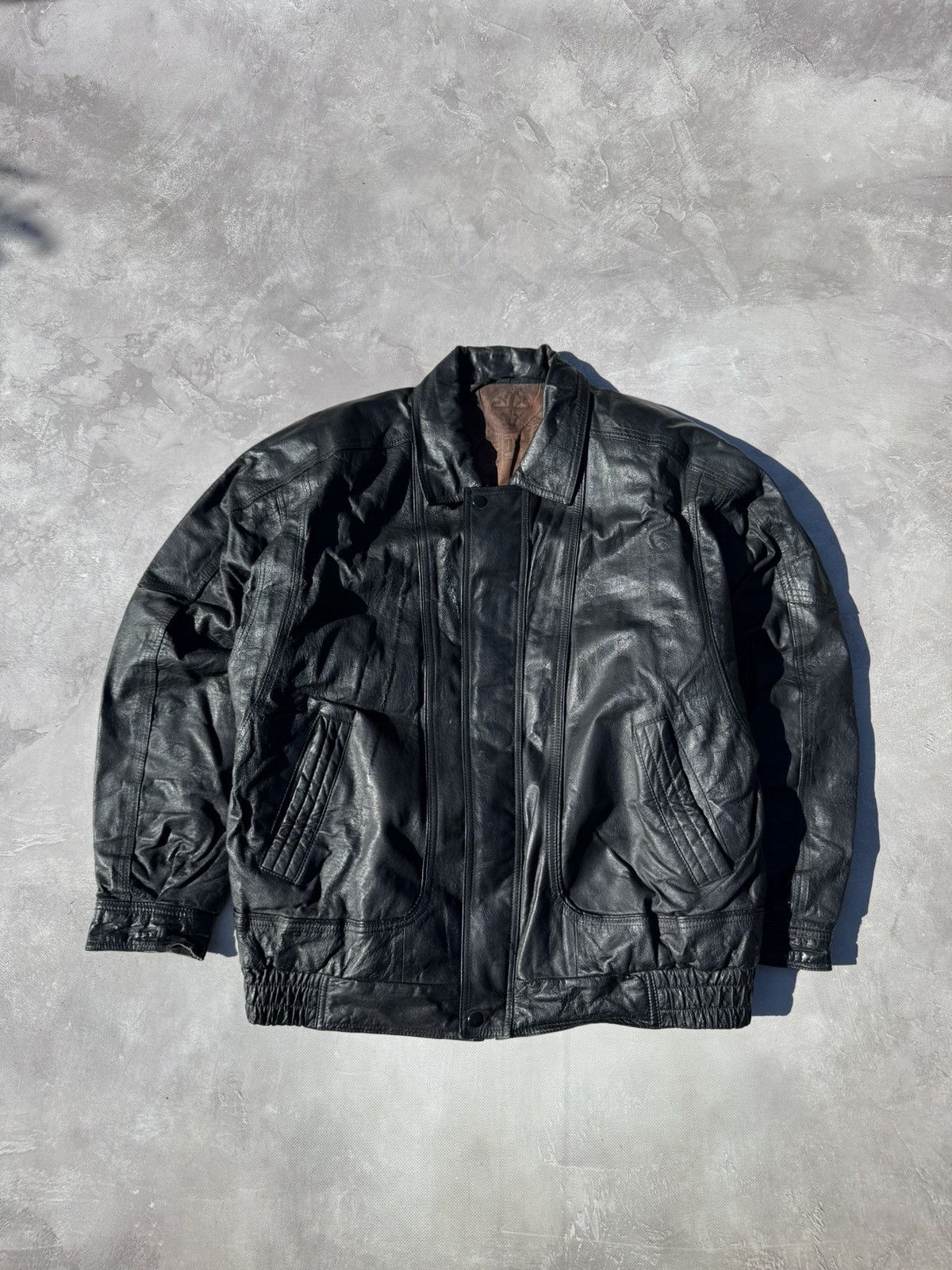 Leather Vintage Y2k Leather Jacket Size US M / EU 48-50 / 2 - 1 Thumbnail