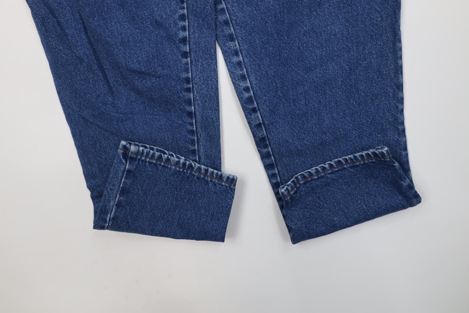 Vintage Vintage 80s 90s Streetwear Relaxed Pleated Denim Jeans Blue Size 26" / US 2 / IT 38 - 5 Thumbnail