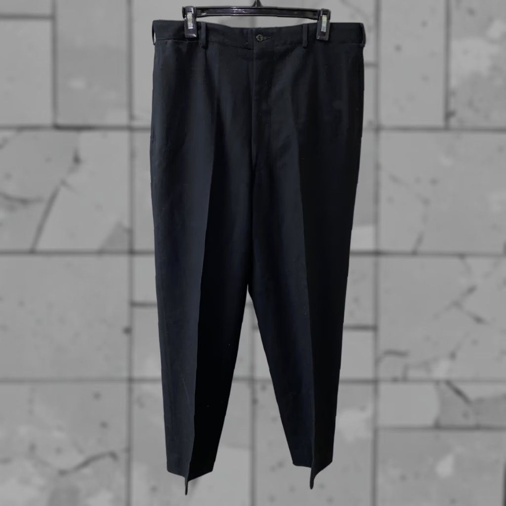 Vintage Mens Black Naval Uniform Pleated Dress Pants Size 34 x 31.5 Pants Mens Black Navy? Size US 34 / EU 50 - 1 Thumbnail