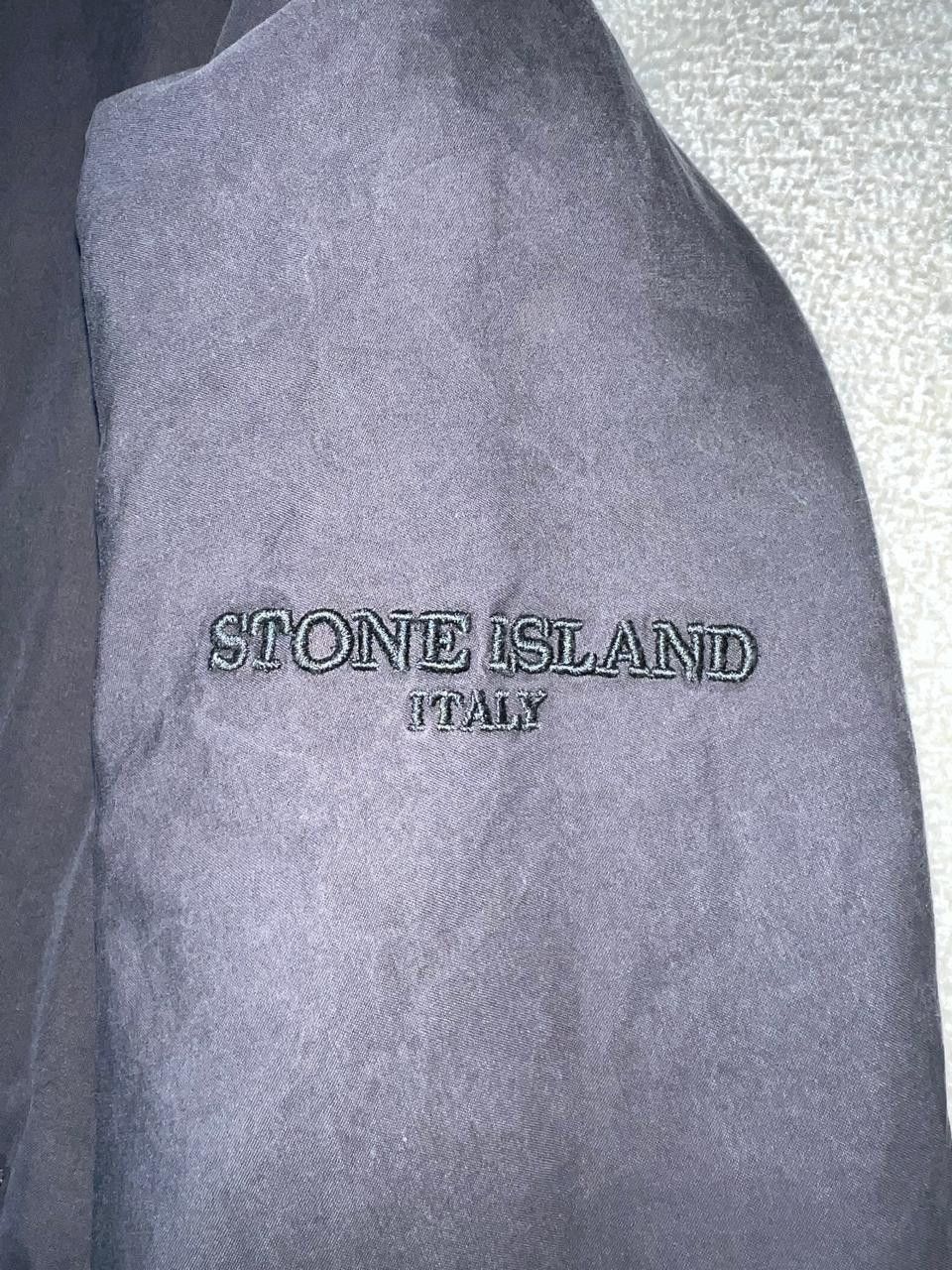 Stone Island × Vintage Stone island 2005 Duel Layer Ventile Spellout Jacket Size US L / EU 52-54 / 3 - 4 Thumbnail