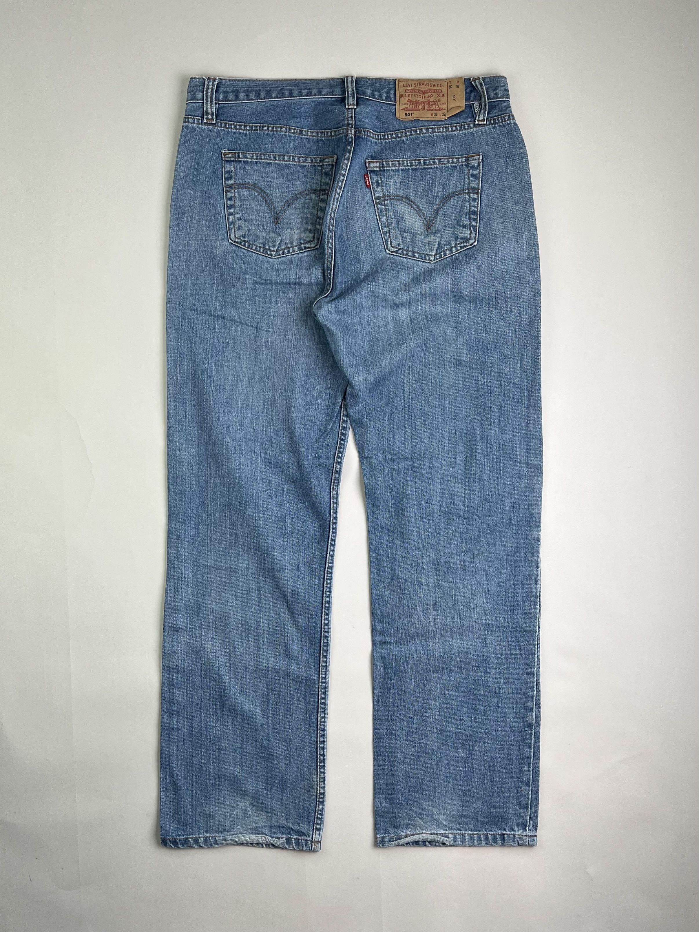 Levi's × Levi's Vintage Clothing × Vintage Levis 501 Vintage Medium Wash Jeans W36 Size US 36 / EU 52 - 2 Thumbnail