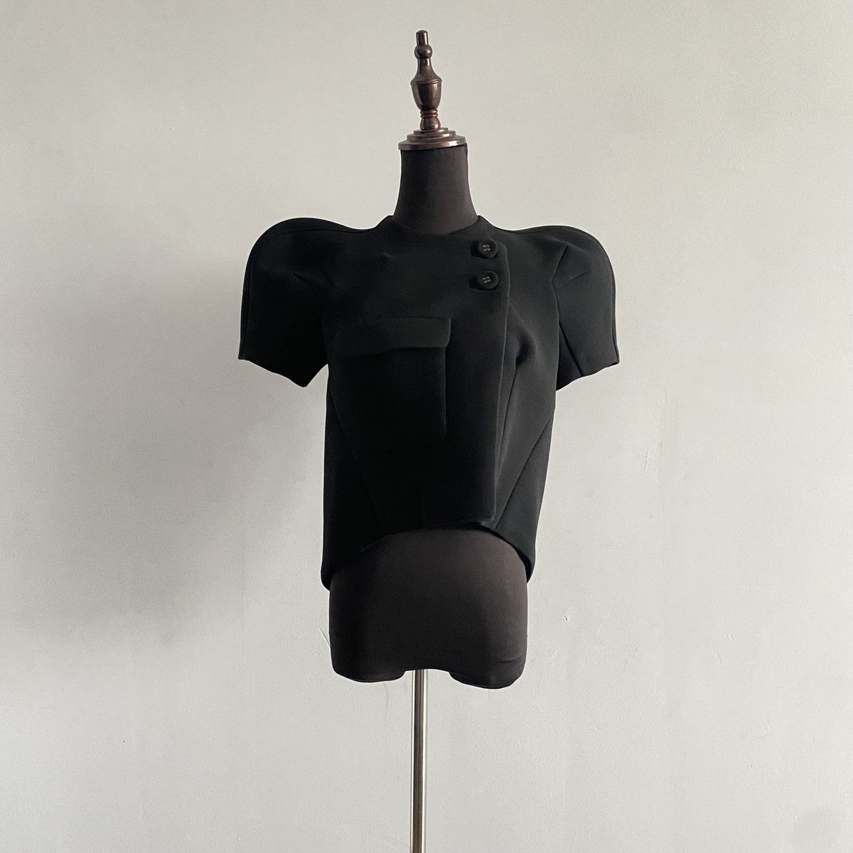 Balenciaga SS2008 Balenciaga Runway Padded Blazer by Nicolas Ghesquière Size S / US 4 / IT 40 - 2 Thumbnail
