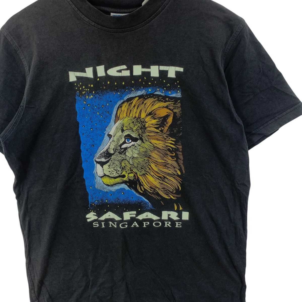 Vintage Vintage NIGHT SAFARI SINGAPORE Lion King Tee Shirt Top Size M / US 6-8 / IT 42-44 - 6 Thumbnail