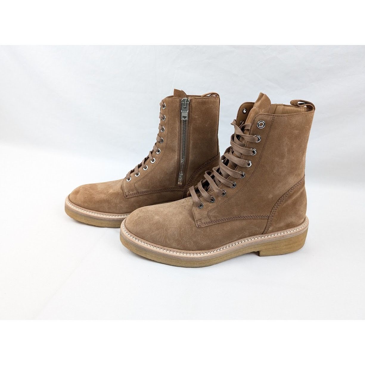 Amiri o1rshd1 Combat Crepe Sole Boots in Brown/Natural Size US 11.5 / EU 44-45 - 14 Thumbnail
