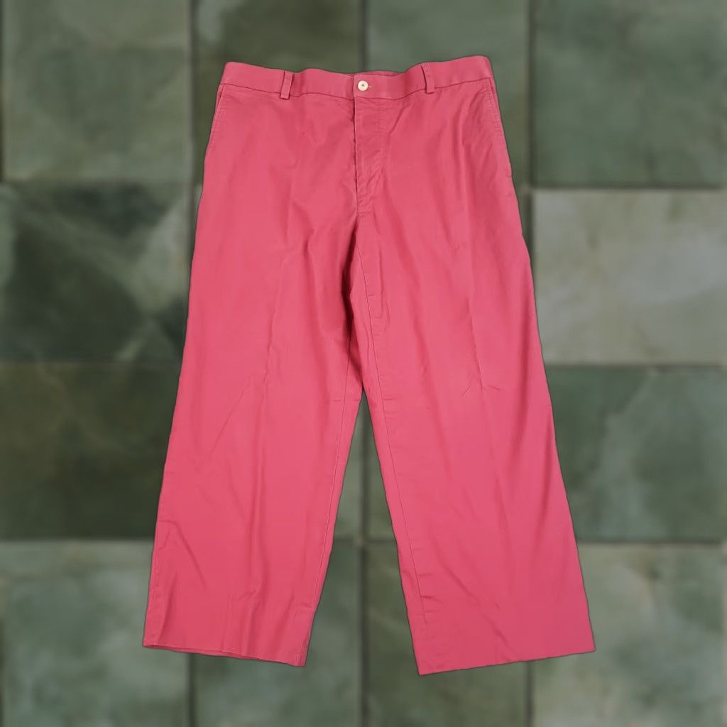 Southern Tide Southern Tide Mens Chino Pants 36x25 Extra Large Pink Straight Leg Size US 36 / EU 52 - 1 Thumbnail