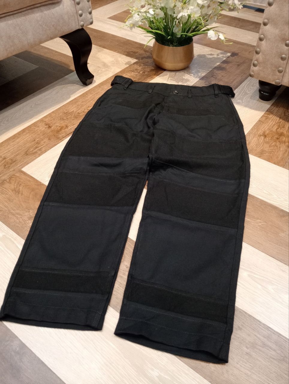 Comme des Garcons SHIRT COMME DES GARCONS SHIRT LAINE WOOL PATCHWORK BAGGY PANTS Size US 35 - 3 Thumbnail