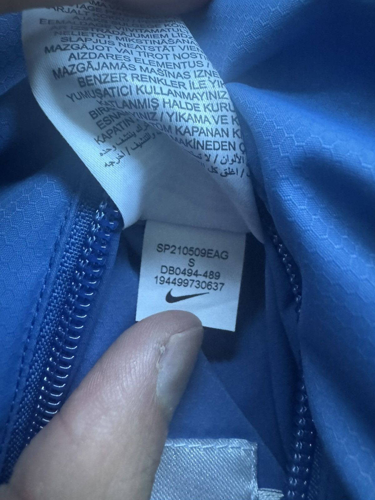 Nike × Supreme Nike x Supreme Reversible Puffy Jacket Blue Size US S / EU 44-46 / 1 - 5 Thumbnail
