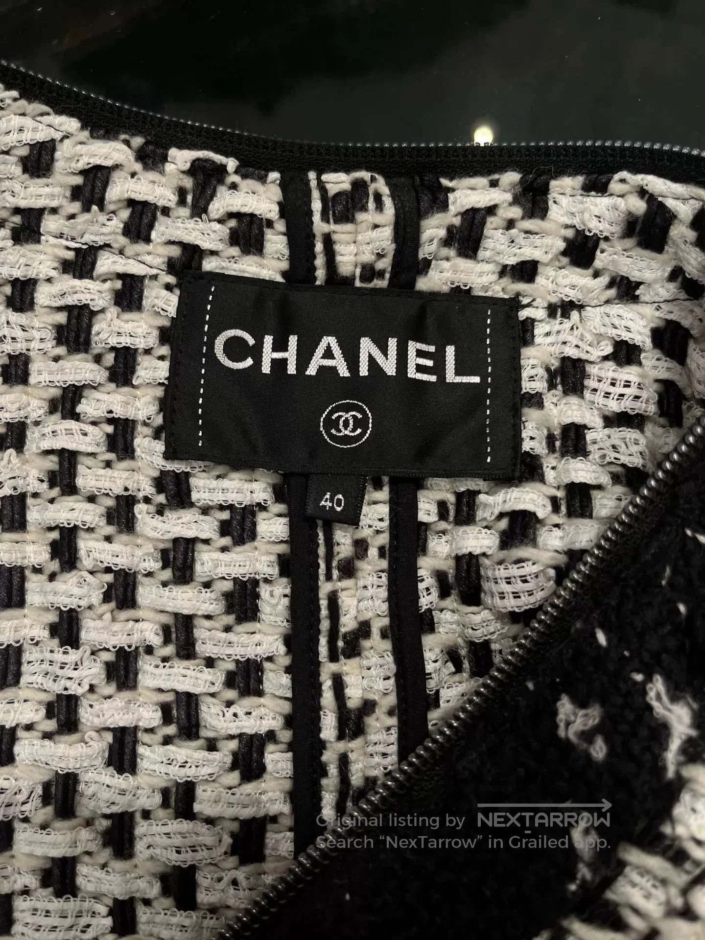 Chanel Chanel 2016 Knit Plaid Black White Vest. Size US M / EU 48-50 / 2 - 3 Thumbnail