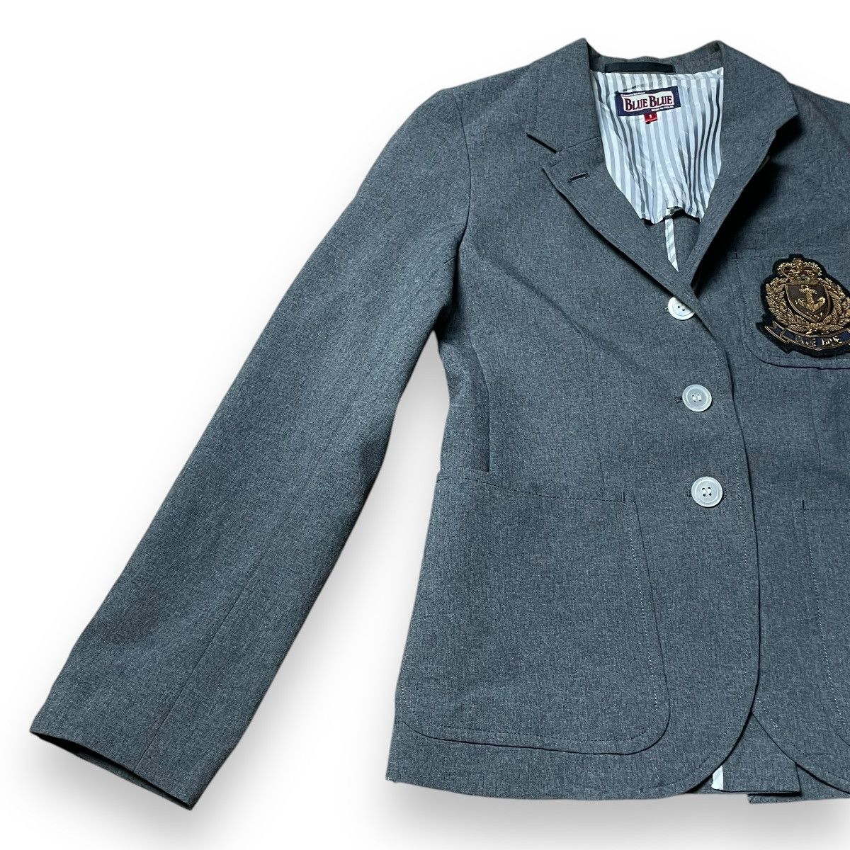 Blue Blue Japan H. RANCH MARKET x BLUE BLUE JAPAN BLAZER JACKET Size XS / US 0-2 / IT 36-38 - 5 Thumbnail