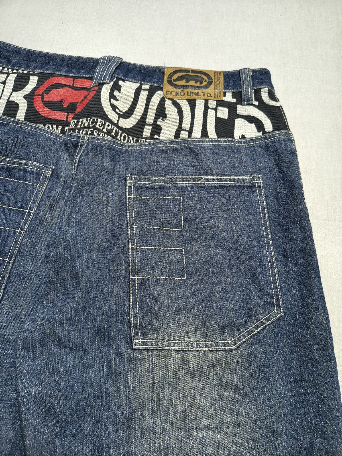 Southpole INSANE ECKO UNLIMITED JEANS 🦏(034) Size US 35 - 5 Thumbnail