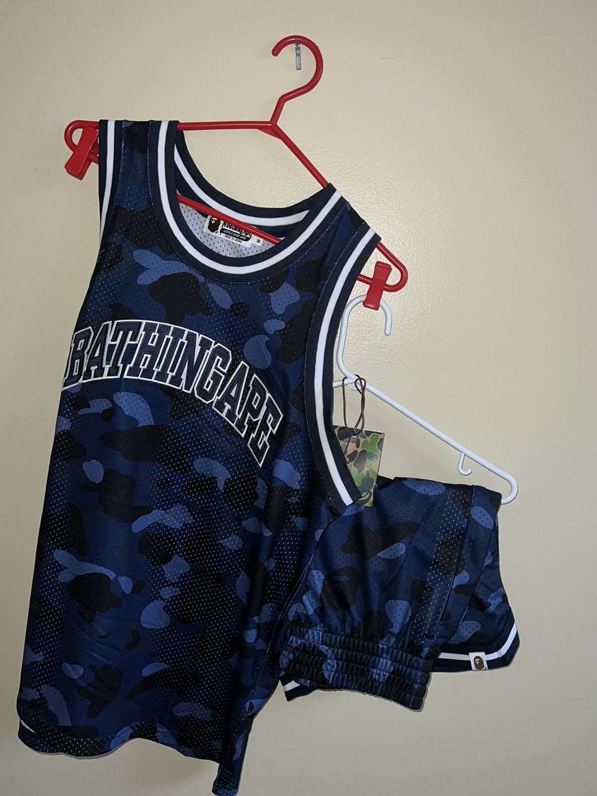 Bape A Bathing ape camo basketball shorts Size US 30 / EU 46 - 9 Thumbnail