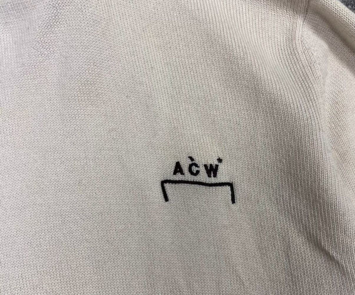 A-COLD-WALL* A-Cold-Wall ACW Embroidered Logo Deconstructed Sweater J16 Size US M / EU 48-50 / 2 - 3 Thumbnail