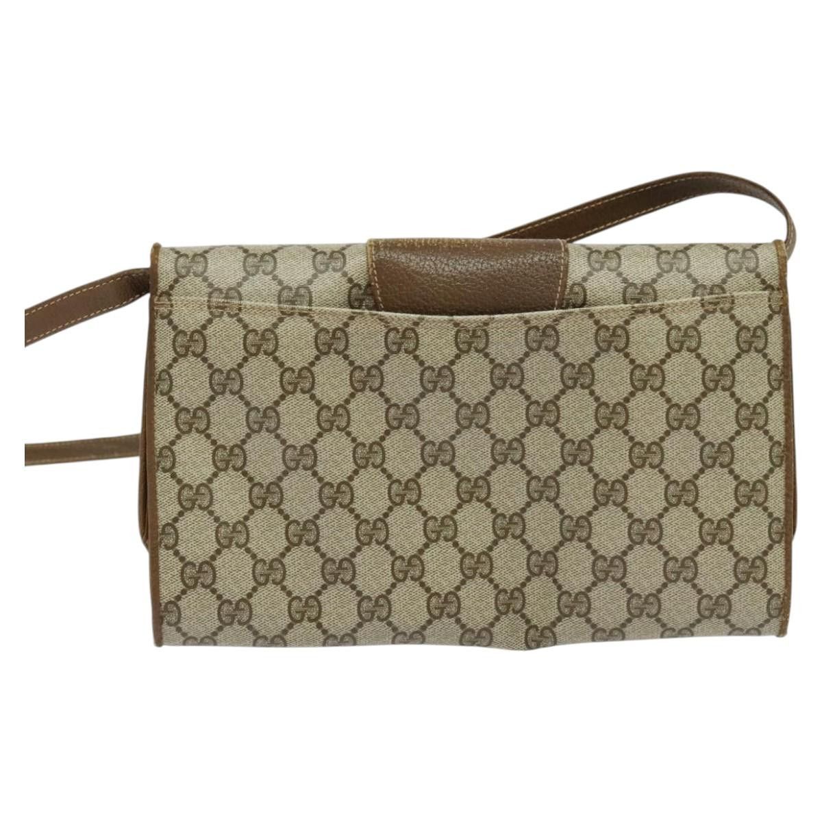 Gucci GUCCI GG Supreme Shoulder Bag Pvc Beige Gold 118 02 050 Size ONE SIZE - 3 Thumbnail