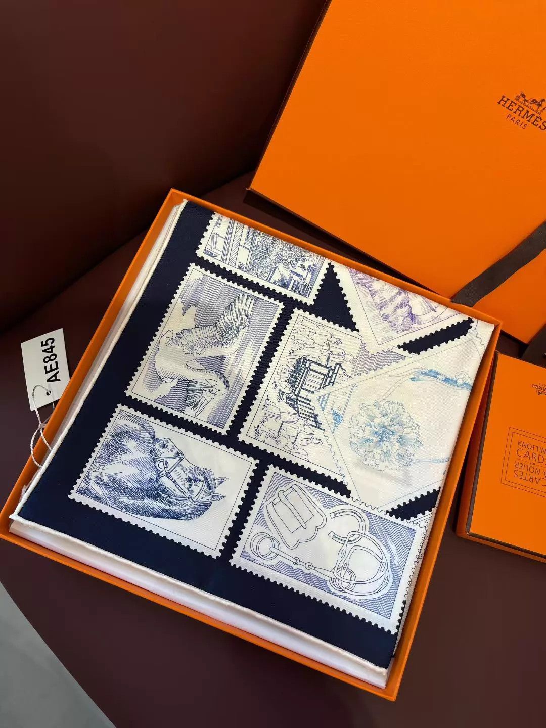 Hermes Hermes Fubao Collector 90x90 Scarf New w/ Box AE845 Size ONE SIZE - 2 Thumbnail