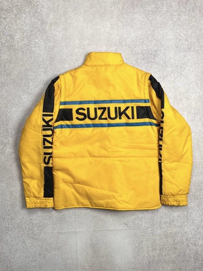 Vintage Vintage Suzuki Racing Modular Yellow Down Puffer Jacket S Size US S / EU 44-46 / 1 - 6 Thumbnail