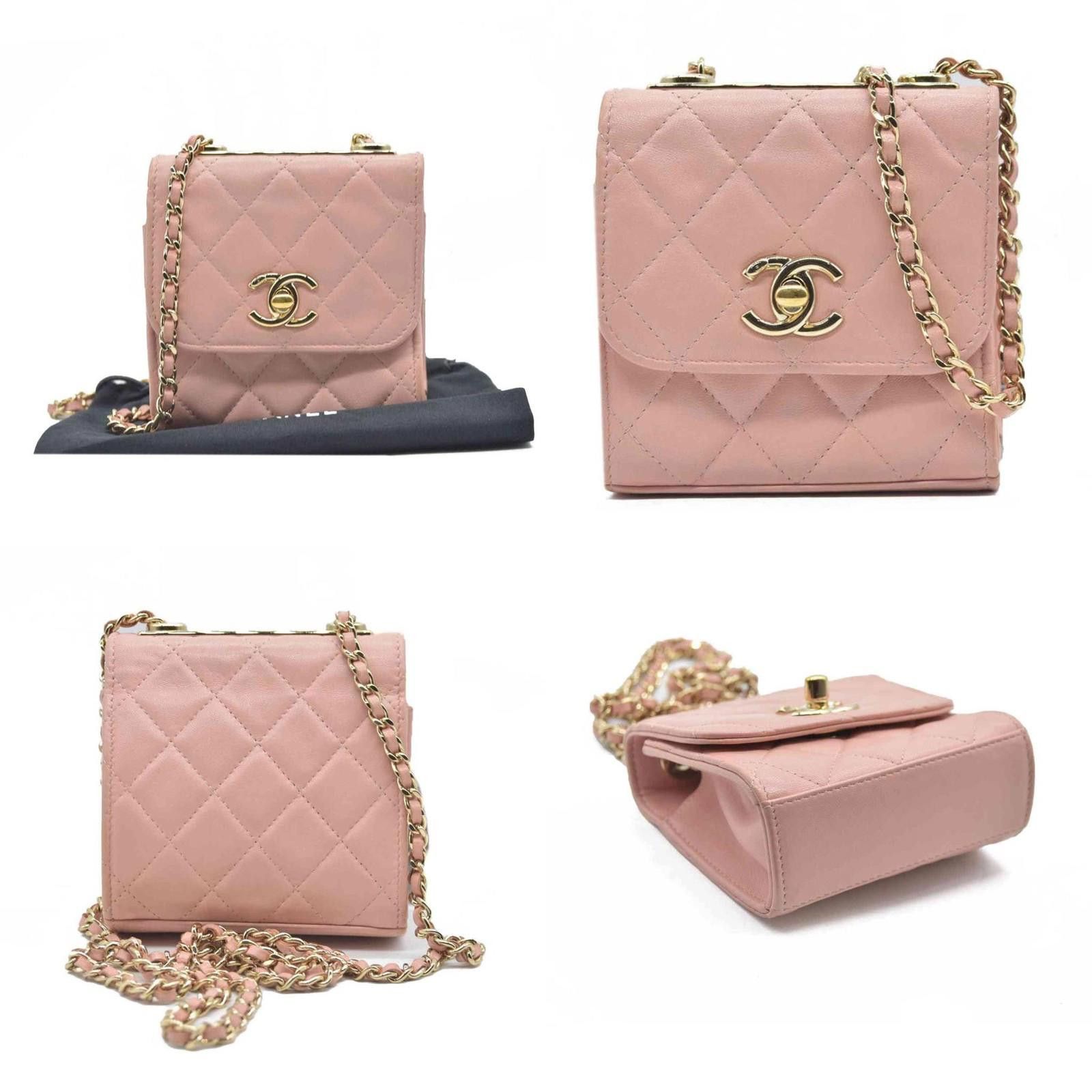 Chanel Chanel Lambskin Quilted Mini Trendy CC Clutch With Chain Size ONE SIZE - 2 Thumbnail