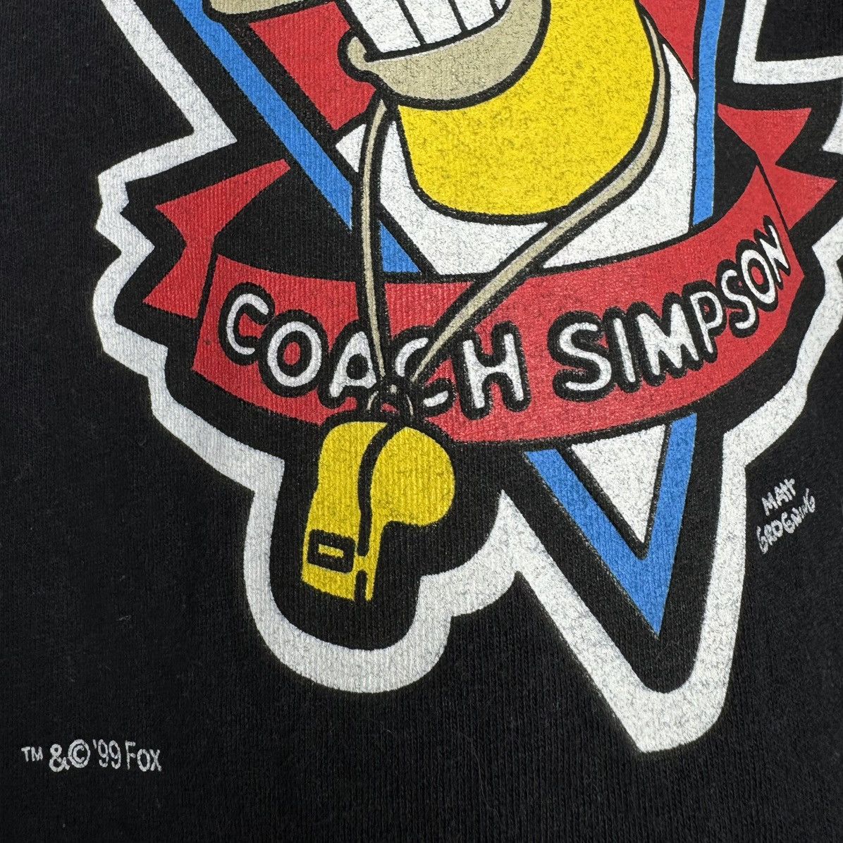 The Simpsons Vintage 1999 The Simpsons Homer ‘Couch Coach’ T Shirt Size US L / EU 52-54 / 3 - 4 Thumbnail