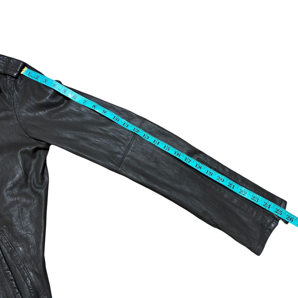 Le Grande Bleu (L.G.B.) Custom Culture Goat Skin Leather Biker Jacket Size US M / EU 48-50 / 2 - 15 Thumbnail