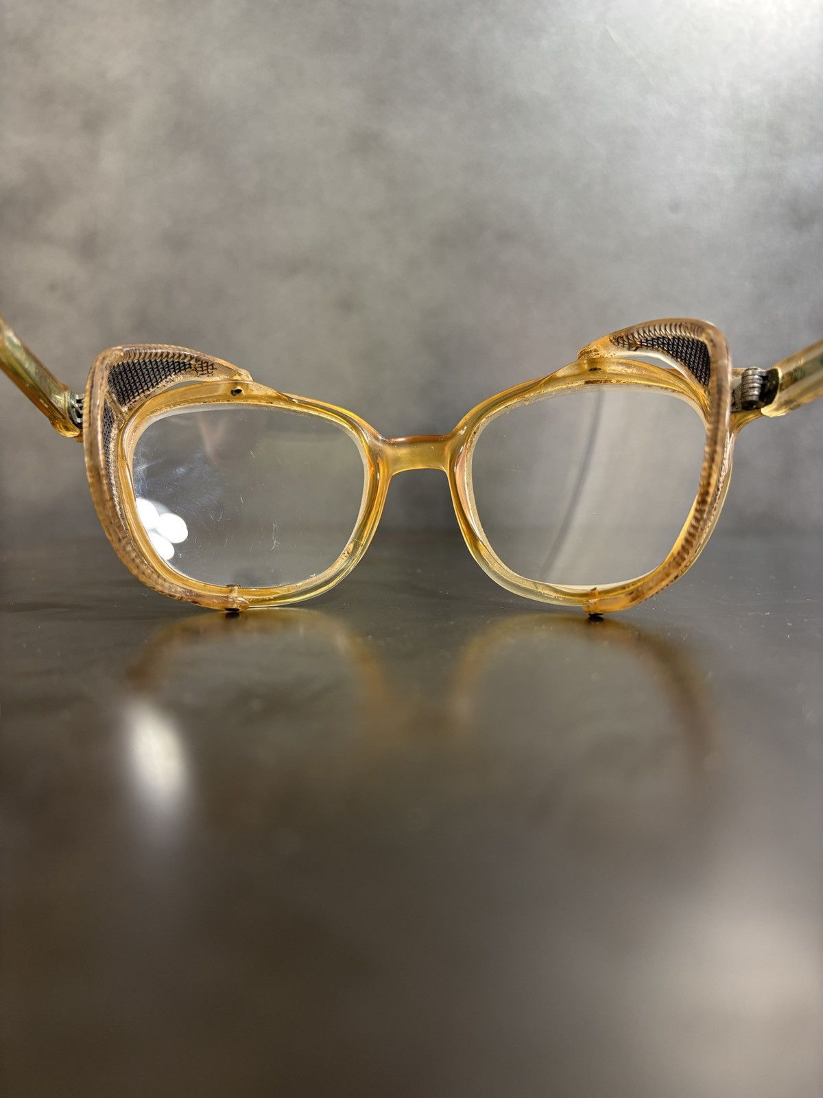American Optical 1940s American Optical Safety Glasses WW2 Vintage Eye Frames Size ONE SIZE - 15 Thumbnail