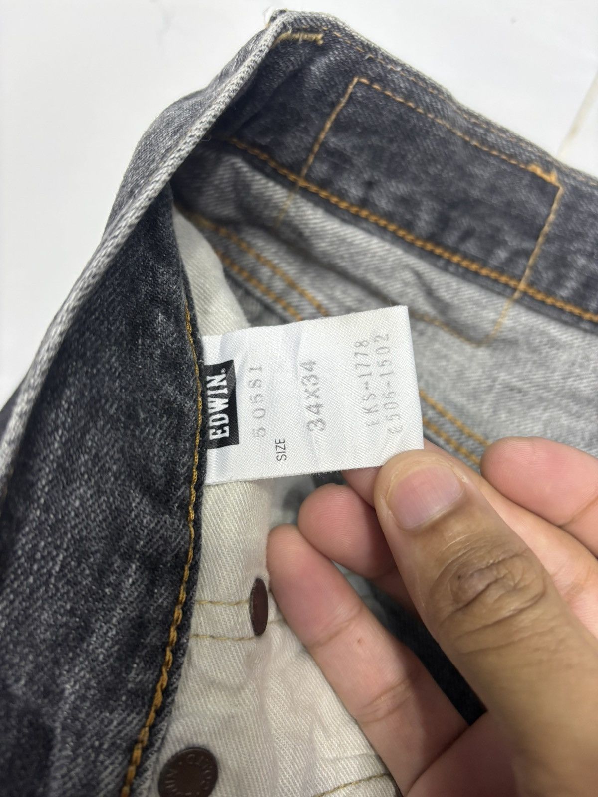 Edwin 🔥Rare🔥Edwin 505 Rips Distress Selvedge Denim Shorts Pants Size US 34 / EU 50 - 11 Thumbnail