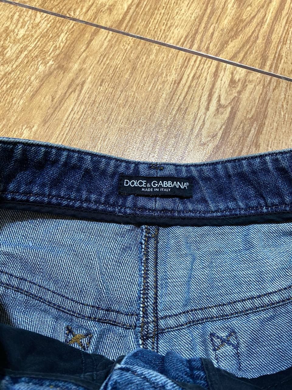 Dolce & Gabbana Vintage Denim Washed Blue Denim Shorts Size 26" / US 2 / IT 38 - 12 Thumbnail