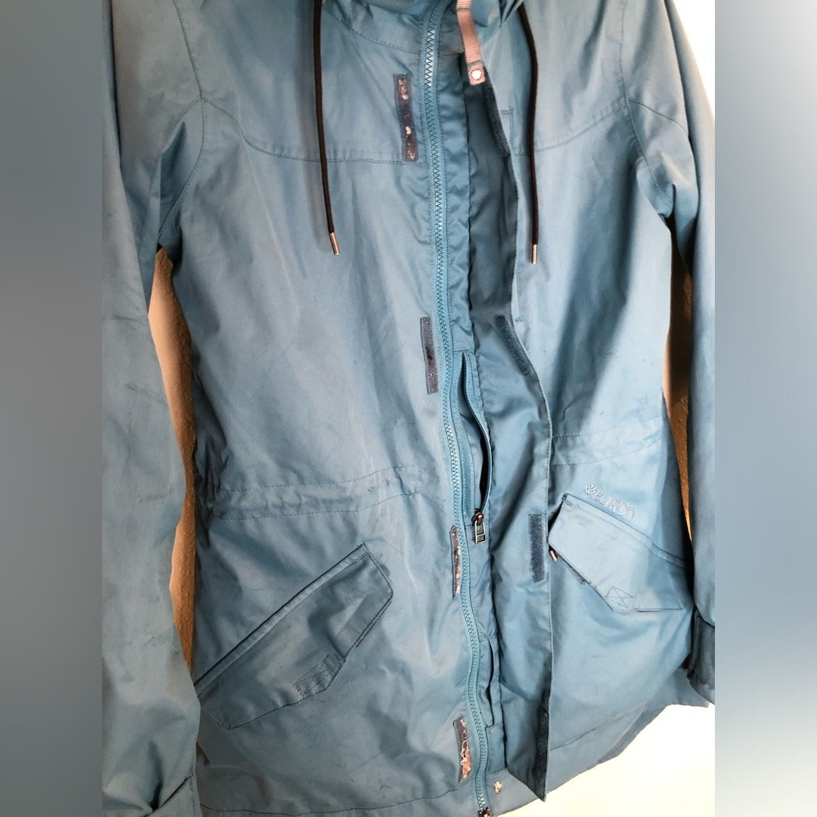 Burton Burton Womens The White Collection-DryRide Blue Jacket-Large Size L / US 10 / IT 46 - 4 Thumbnail