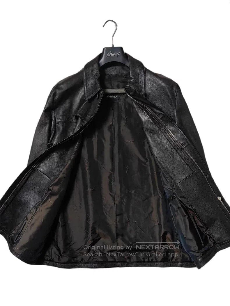 Brioni Brioni Deer Leather Mid-length Coat Size US M / EU 48-50 / 2 - 3 Thumbnail