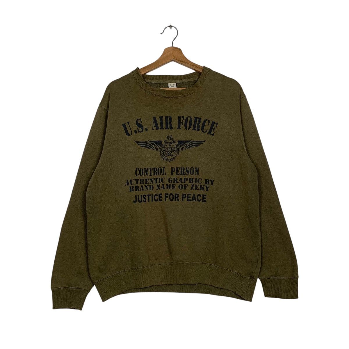 Japanese Brand US Air Force Crewneck Sweatshirt Size US L / EU 52-54 / 3 - 1 Thumbnail