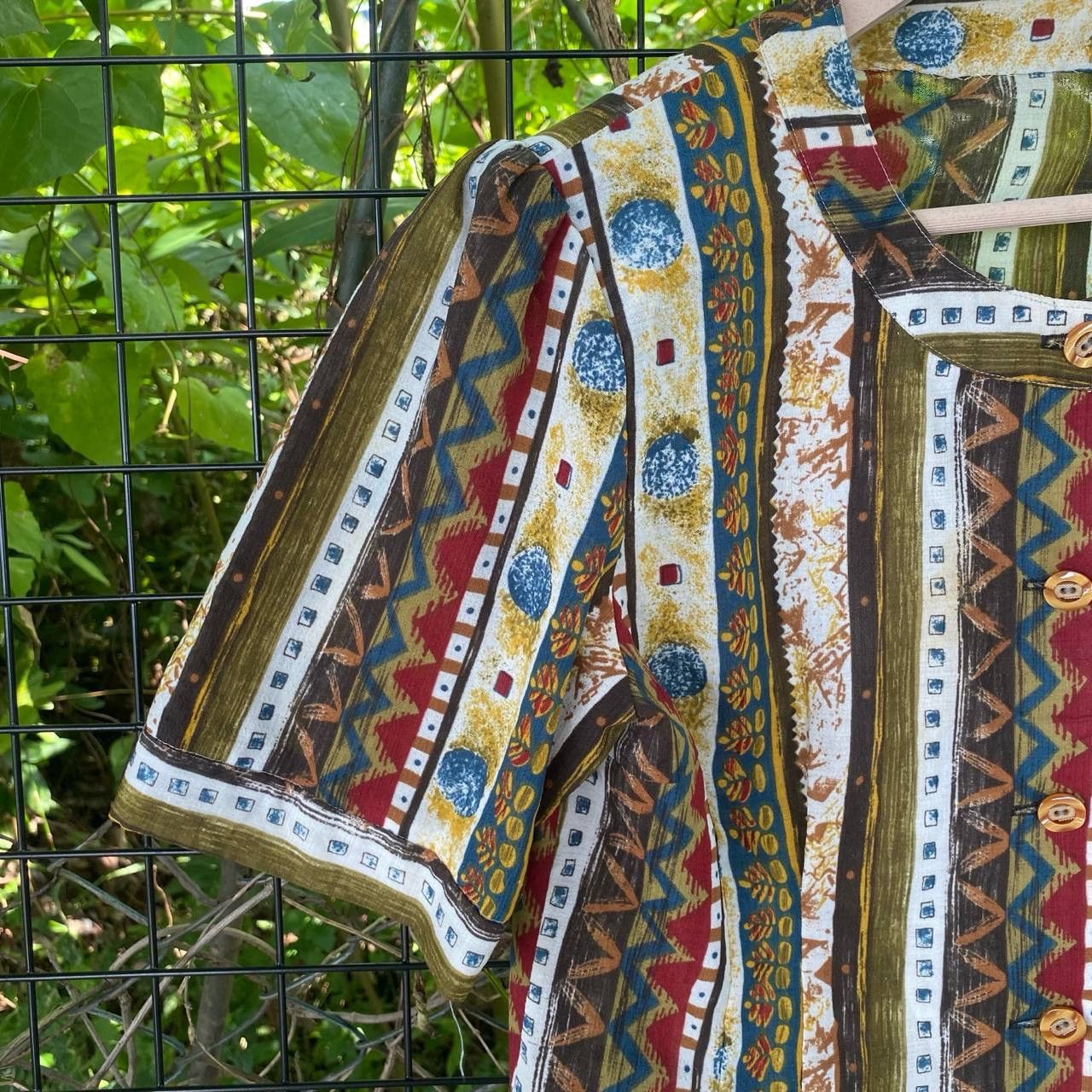 Japanese Brand × Vintage Vintage Navajo Button up Size M / US 6-8 / IT 42-44 - 3 Thumbnail