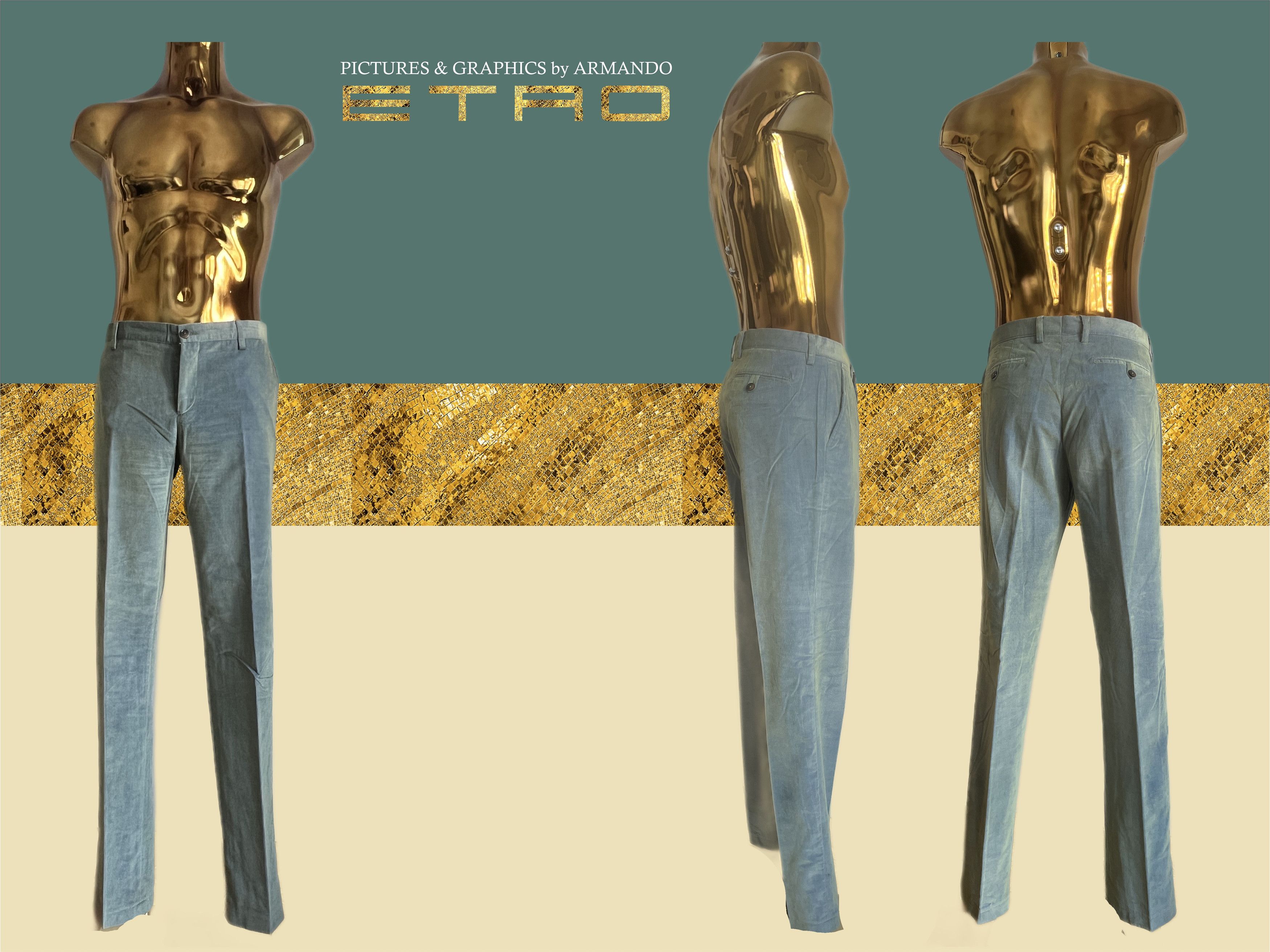 Etro Velvet pants Size US 36 / EU 52 - 8 Thumbnail