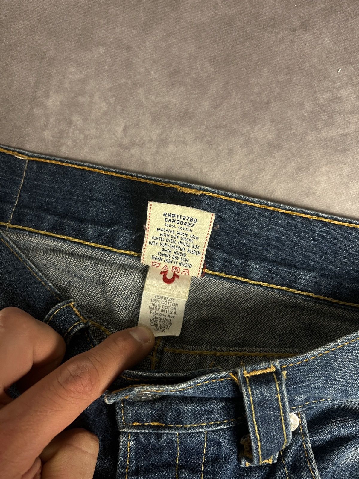 True Religion True Religion BuddhaJeans - Section Jack Size 34 Vintage Y2K Size US 34 / EU 50 - 4 Thumbnail