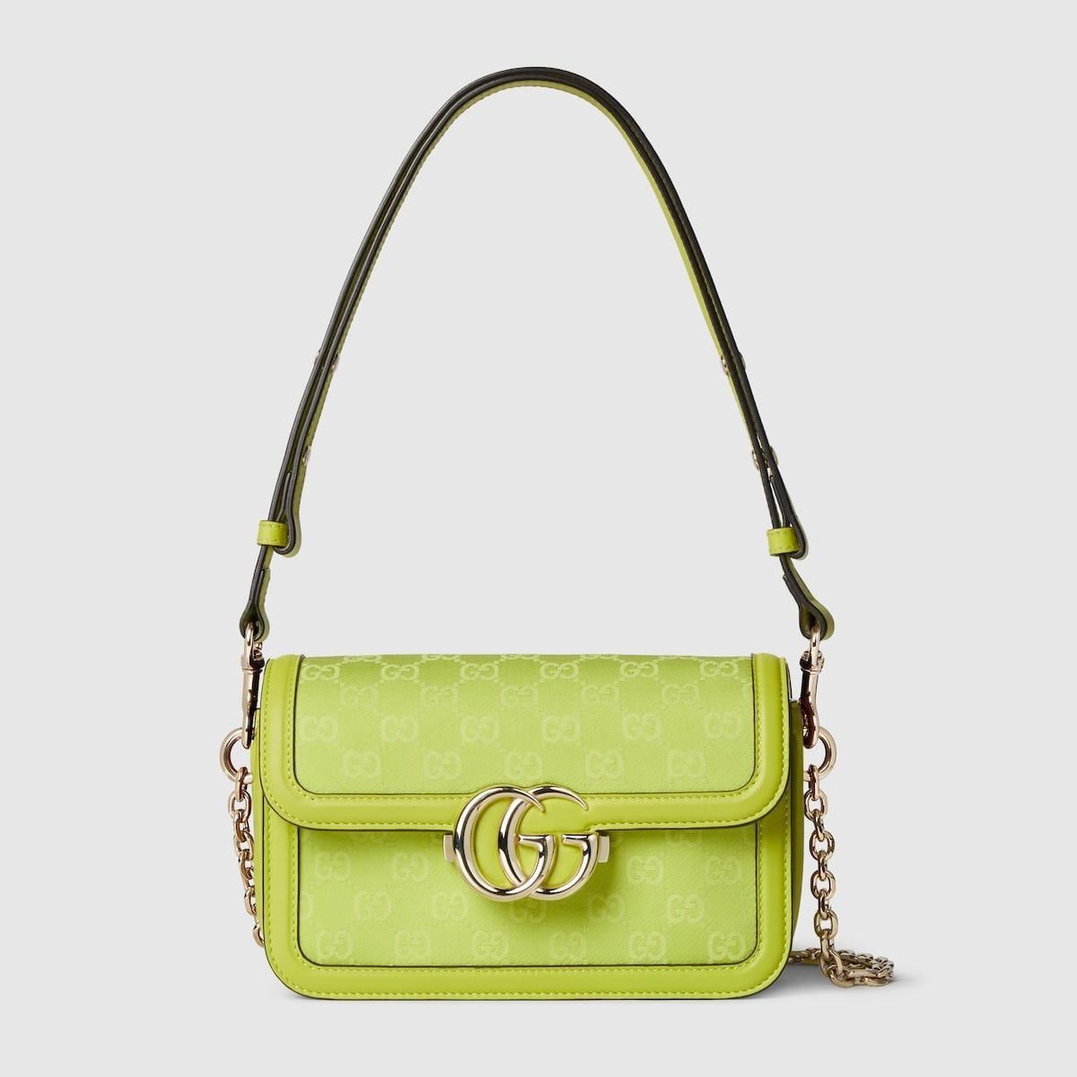 Gucci o1la5ras0526 Size: OS / Go Small Shoulder Bag in Green Size ONE SIZE - 6 Thumbnail
