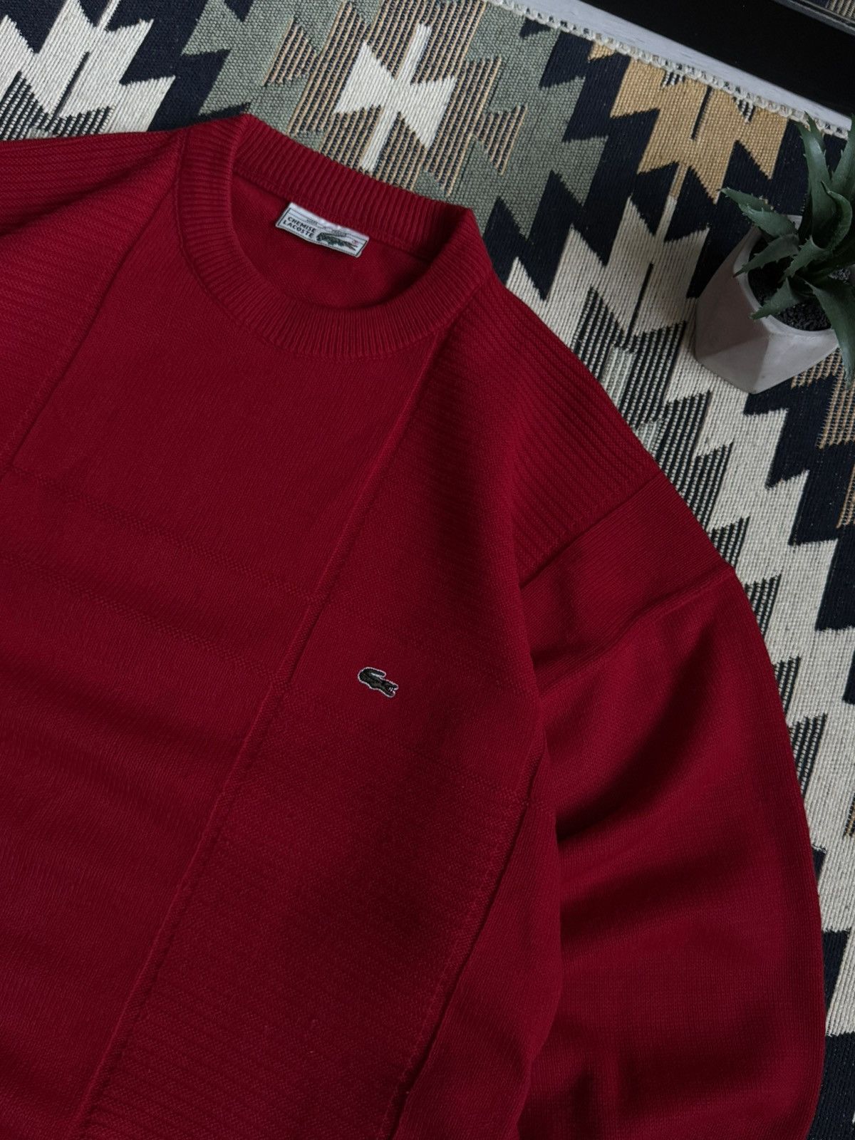 Lacoste Vintage Chemise Lacoste Knitted Sweater Size US M / EU 48-50 / 2 - 5 Thumbnail
