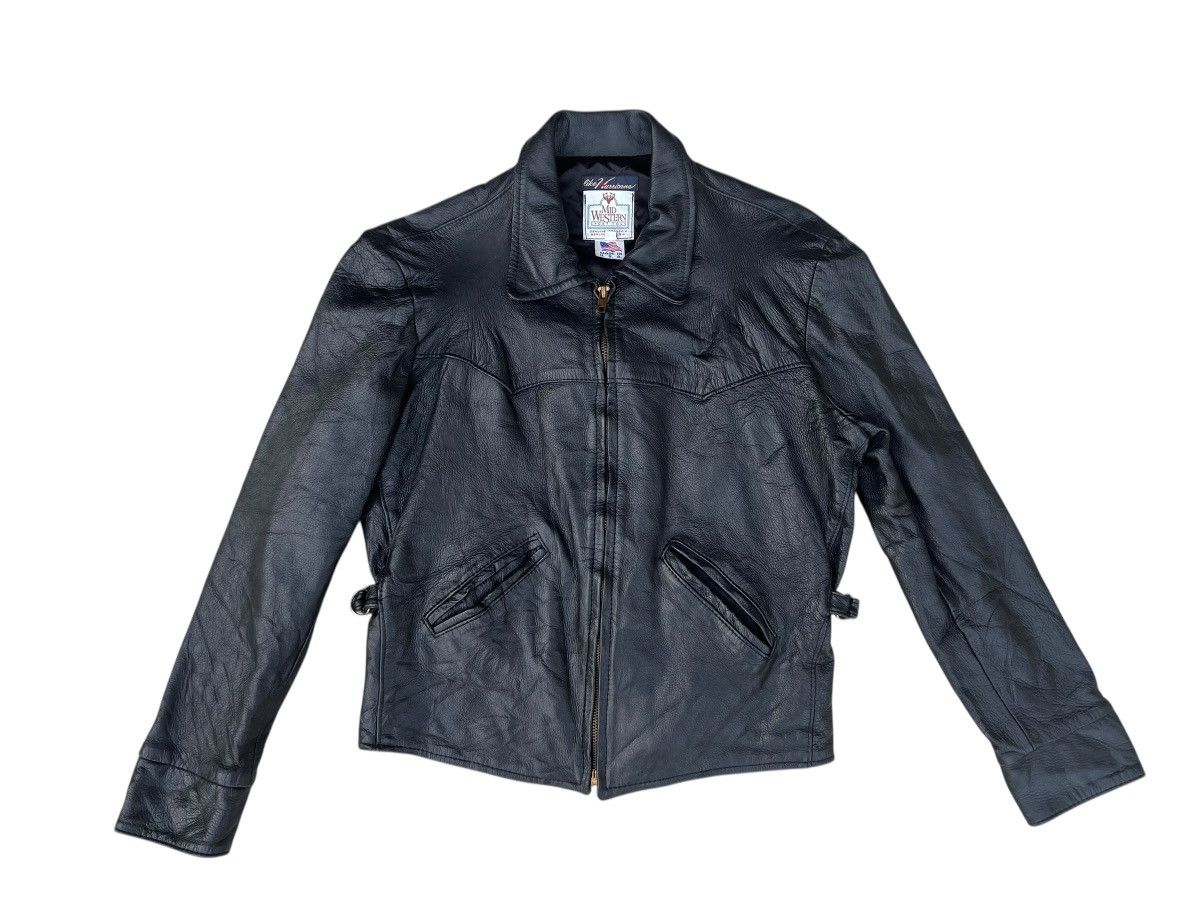 Leather Vintage Mid Western Sport Togs Deerskin Leather Jacket Size US M / EU 48-50 / 2 - 1 Thumbnail