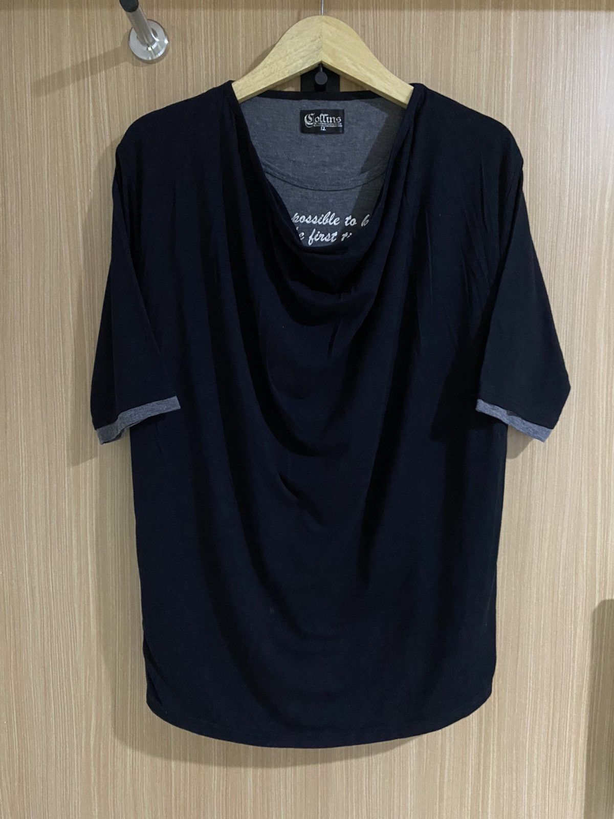 If Six Was Nine × Japanese Brand × Le Grande Bleu (L.G.B.) 2000s Collins hidden poem double layers lgb ifsixwasnine Size US L / EU 52-54 / 3 - 1 Thumbnail