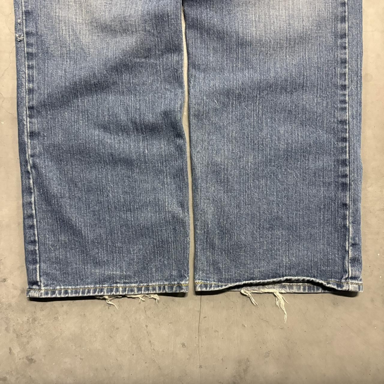Vintage Crazy Vintage Y2K/2000s Baggy Grunge Wideleg Medium Wash Denim Jeans! Size US 38 / EU 54 - 4 Thumbnail