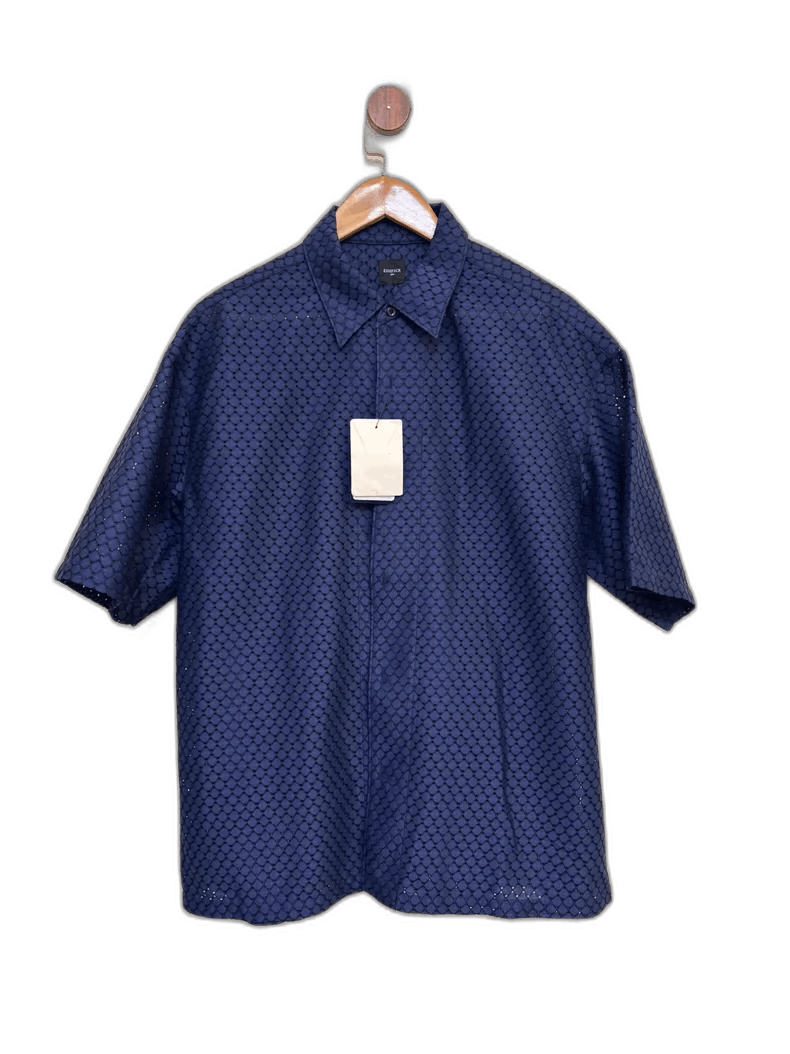 Bode Edifice Hollow Pattern Short Sleeve Shirt Size US L / EU 52-54 / 3 - 1 Thumbnail