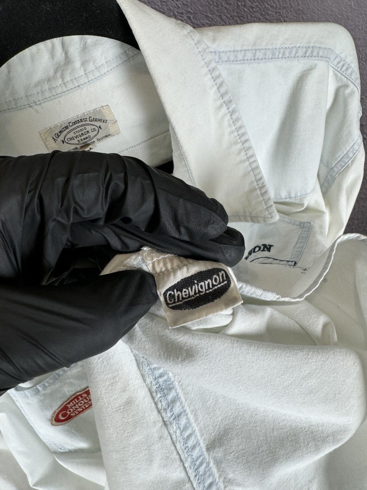 Chevignon × Vintage Chevignon vintage western light blue denim shirt size XL Size US XL / EU 56 / 4 - 11 Thumbnail