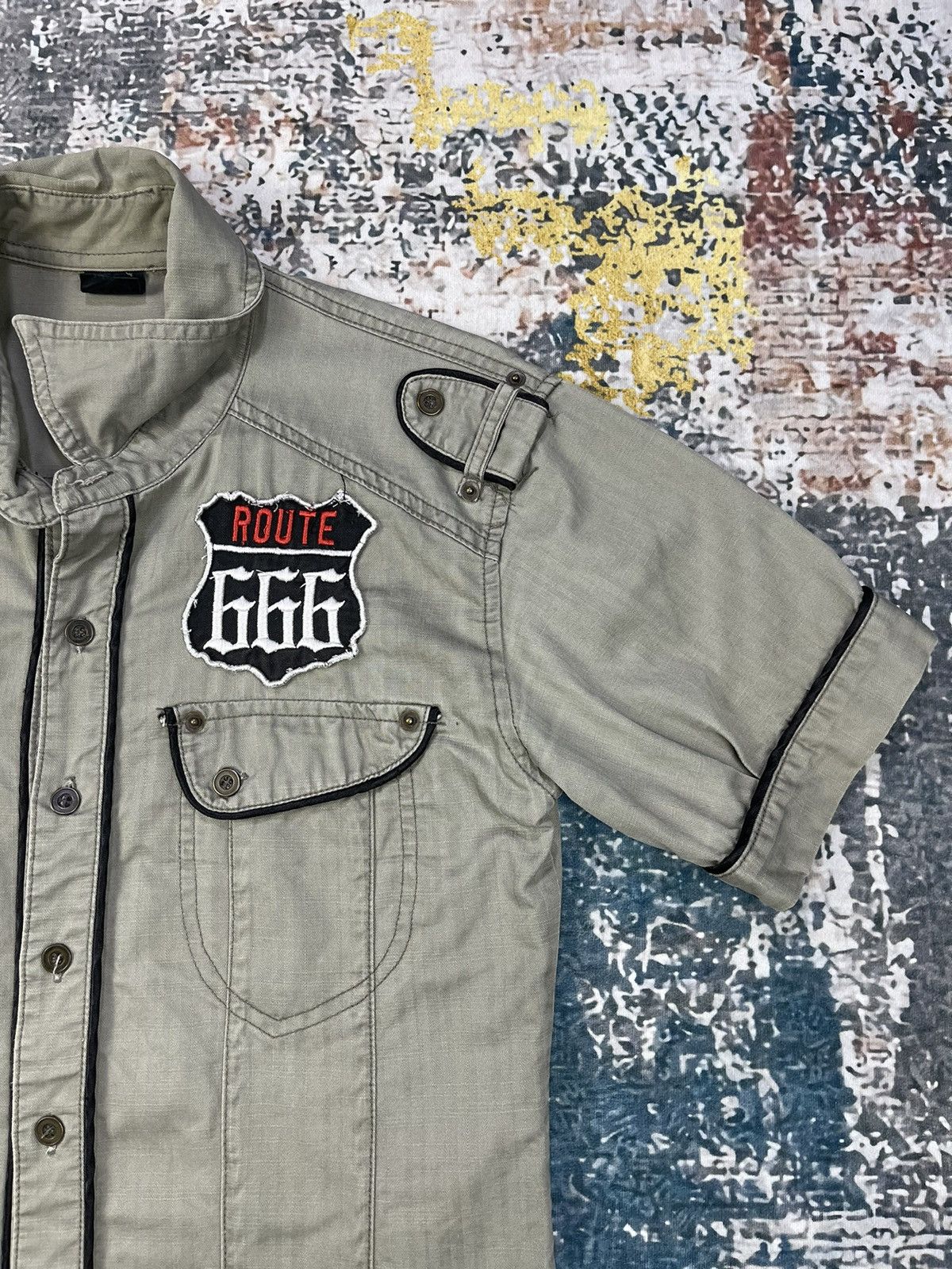 JACKROSE Vintage JACKROSE 666 Button Up Ripstop Fabric Size S / US 4 / IT 40 - 4 Thumbnail